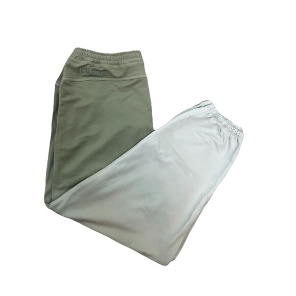 Lululemon LA Super High Rise Jogger Sweatpant Womens 10 Green Ombre Athleisure - Picture 2 of 8